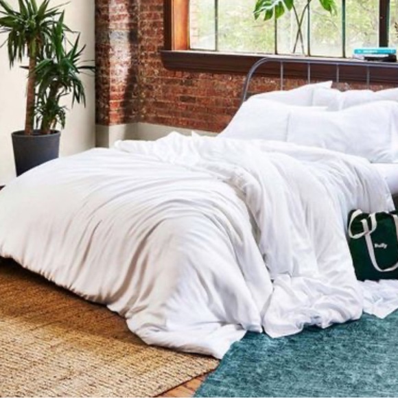 Buffy Bedding Buffy Eucalyptus King Duvet Cover In White Poshmark